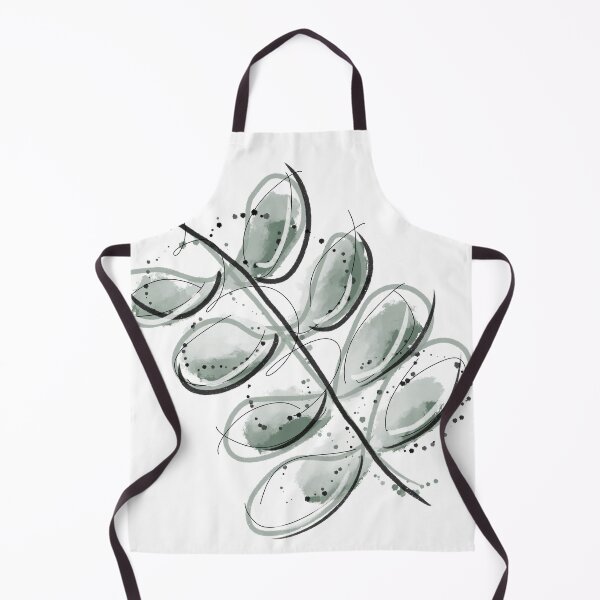 Item preview, Watercolor green leaf Sticker designed and sold by forrestlady.