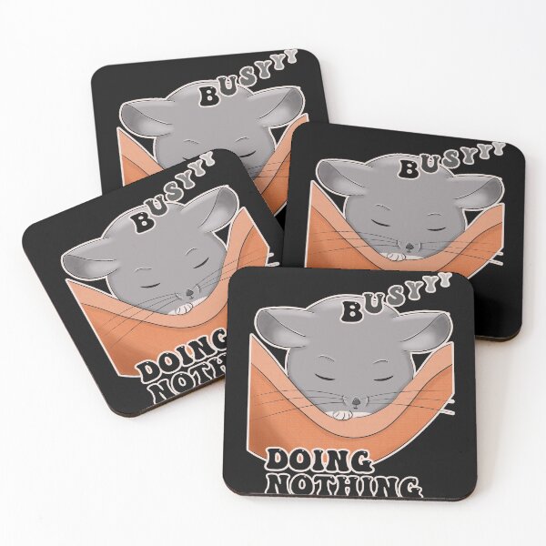 Item preview, Busy Doing Nothing Cute Chinchilla Pet Style designed and sold by onepiconetreat.
