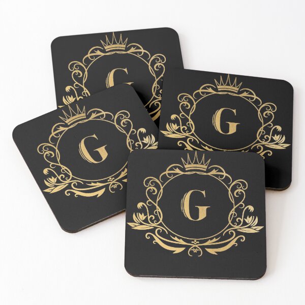 Item preview, Monogram letter G - name, emblem | gold designed and sold by rattob.