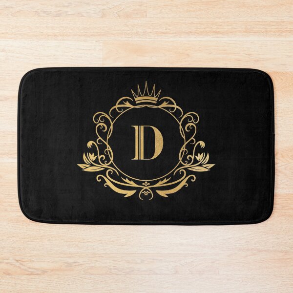 Item preview, Monogram letter D name, emblem | gold designed and sold by rattob.