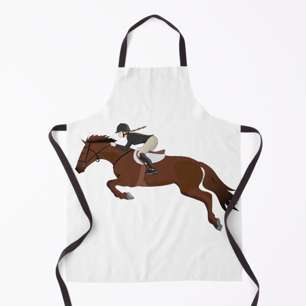 Item preview, Horse Riding Jumping Girl designed and sold by TheInkElephant.