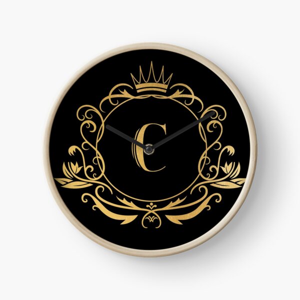 Item preview, Monogram letter C name, emblem | gold designed and sold by rattob.