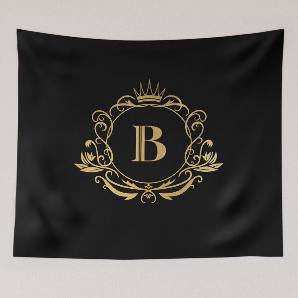 Item preview, Monogram letter B - name, emblem | gold designed and sold by rattob.