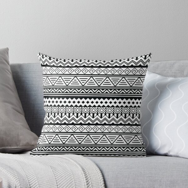 Item preview, Patrón geométrico tribal blanco y negro africano transparente designed and sold by TheWorkplace.