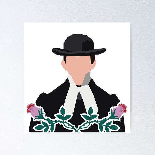 Item preview, Mr Elton Illustration with Flowers designed and sold by egleruta.