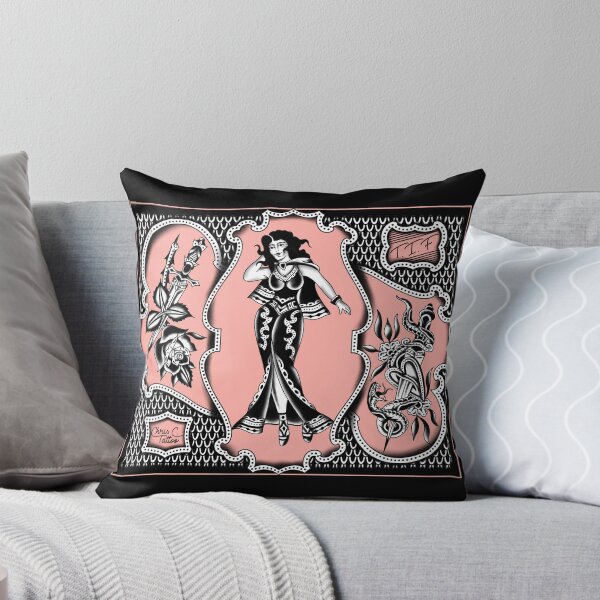 Item preview, Black and pink traditional flash  designed and sold by SuburbanStoic.