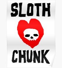 Faultier Love Chunk Poster