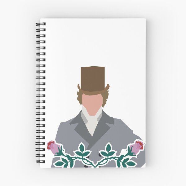Item preview, Mr Knightley Illustration with Flowers designed and sold by egleruta.