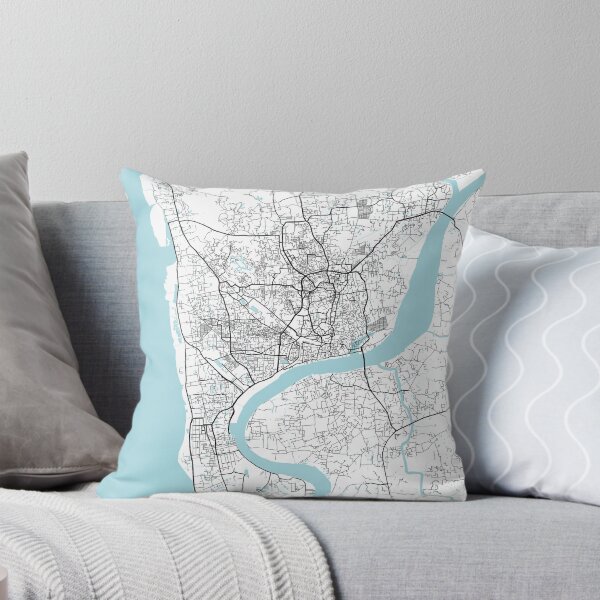 Item preview, Chattogram City Map of Bangladesh - Circle designed and sold by deMAP.