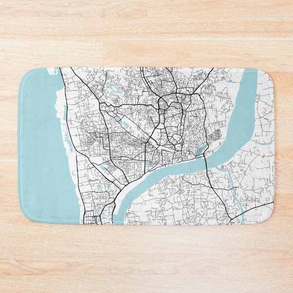 Item preview, Chattogram City Map of Bangladesh - Circle designed and sold by deMAP.