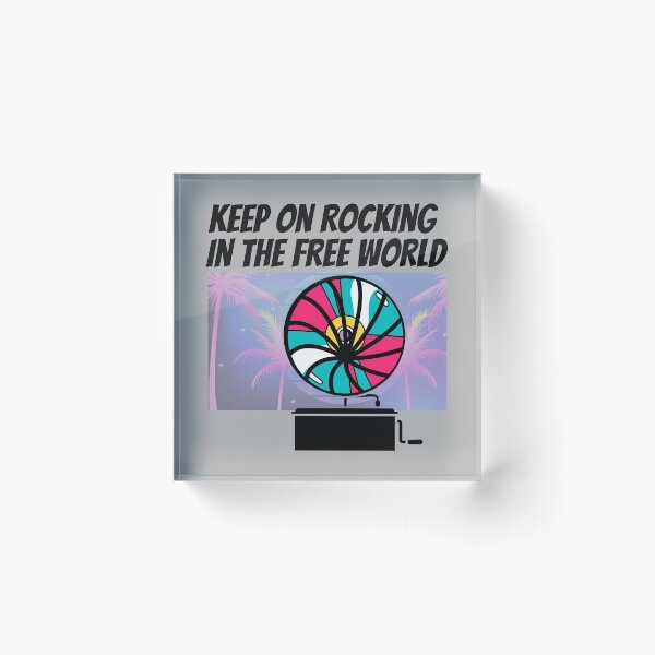 Item preview, Retro - Rockin in the free world designed and sold by artiepants.