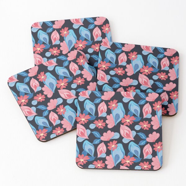 Item preview, vulva flower pattern designed and sold by berlinsisters.
