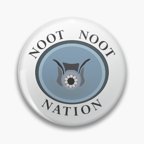 Item preview, Water bear - Noot Noot Nation (oval badge) designed and sold by DiatomsATTACK.