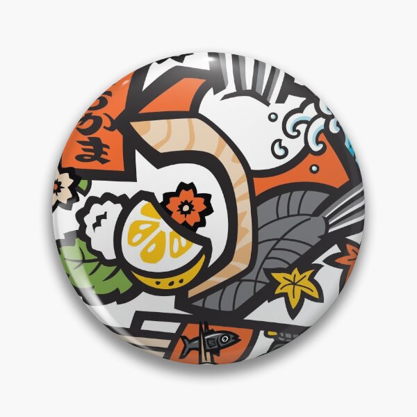 Item preview, Hamachi Kama-Fuda designed and sold by Sumofish.