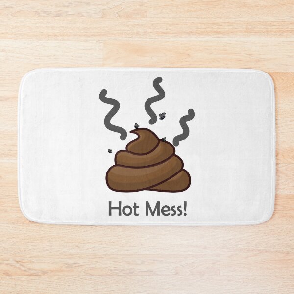 Item preview, Hot Mess Poop Emoji with flies! designed and sold by Apartment12.
