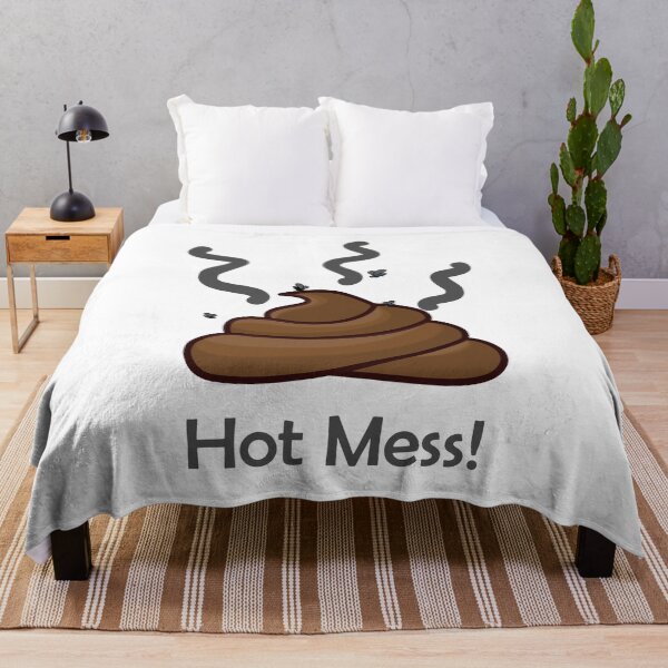 Item preview, Hot Mess Poop Emoji with flies! designed and sold by Apartment12.