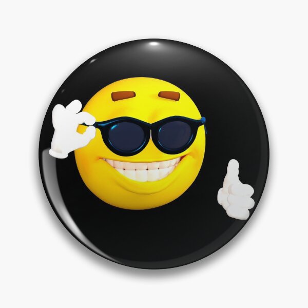 Item preview, Funny Cool Guy in Sunglasses Emoticon Thumbs Up designed and sold by Cute Designs Shop.
