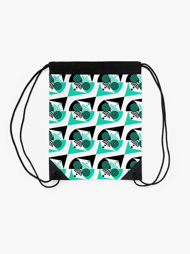 Vista alternativa de Mochila saco Repetición geométrica