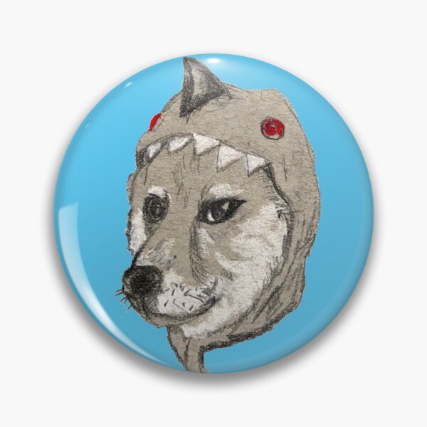 Item preview, Shark Shiba Meme designed and sold by KBmedley.