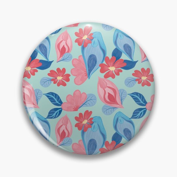 Item preview, Vulva flower pattern designed and sold by berlinsisters.