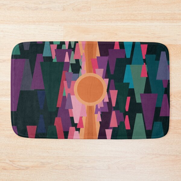 Item preview, Abstract composition - pink sunset designed and sold by korasi.