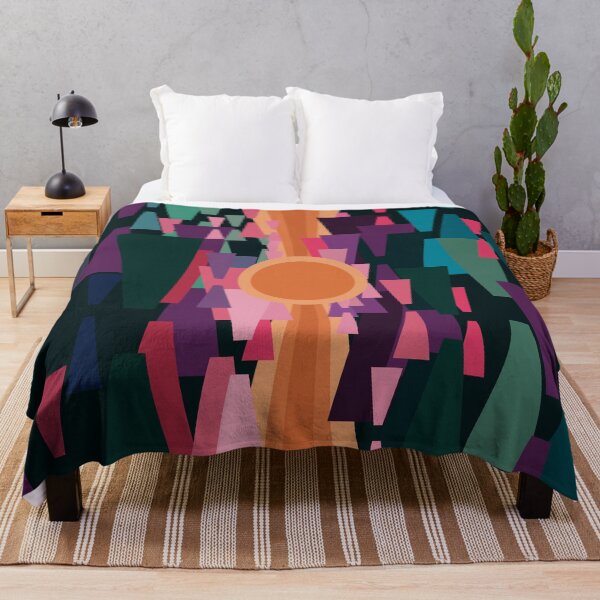 Item preview, Abstract composition - pink sunset designed and sold by korasi.