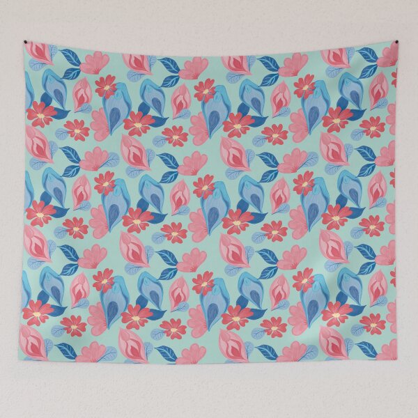 Item preview, Vulva flower pattern designed and sold by berlinsisters.