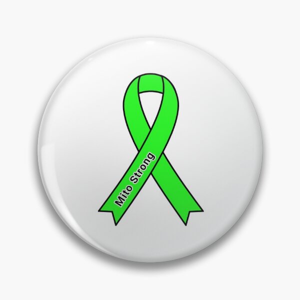Item preview, Mitochondrial Disease Awareness Ribbon designed and sold by tavolozzadesign.