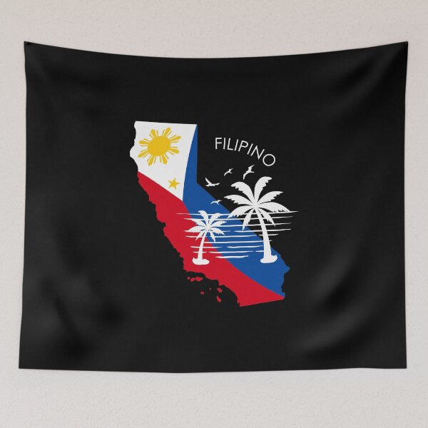 Item preview, California Philippine Filipino Flag designed and sold by FilipinoMerch.