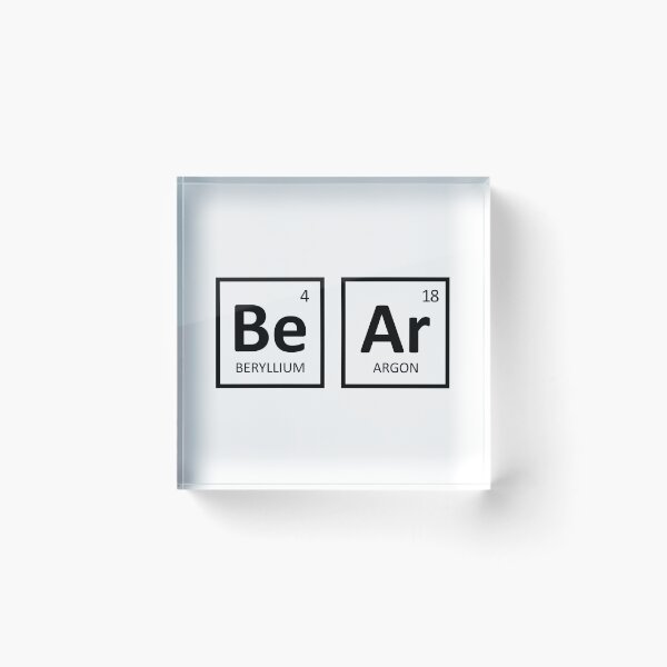 Item preview, Gay Bear Pride, Bear Periodic Table designed and sold by aronia.