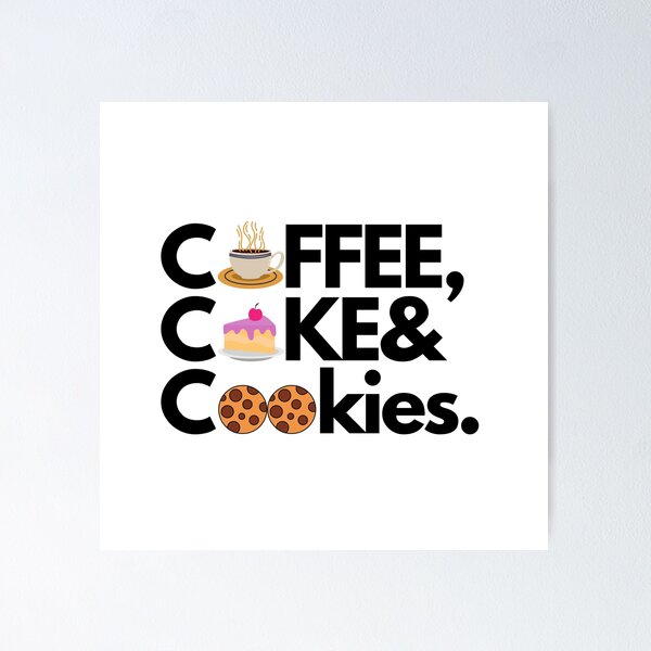 Item preview, coffee,cake&cookies. designed and sold by nabilaze.
