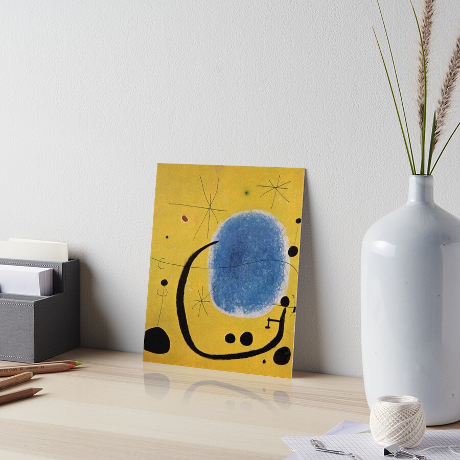 "Joan Miro " The gold of the Azure "" Art Board Print by Lara1996S