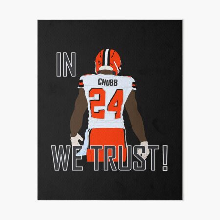 Denzel Ward Autographed Cleveland Browns 8x10 Running PF Photo