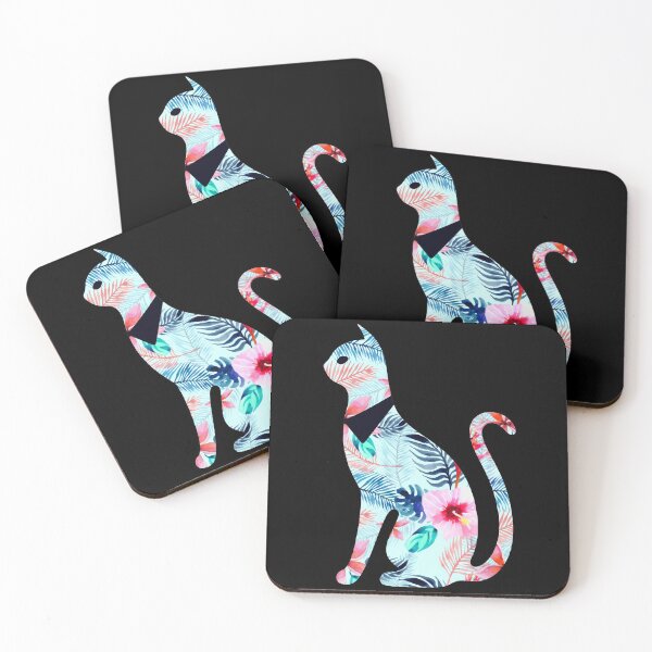 Item preview, Floral Cat in Flowers Popoki 301 designed and sold by VinBasis.