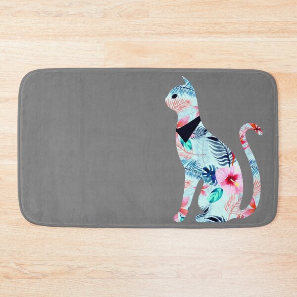 Item preview, Floral Cat in Flowers Popoki 301 designed and sold by VinBasis.