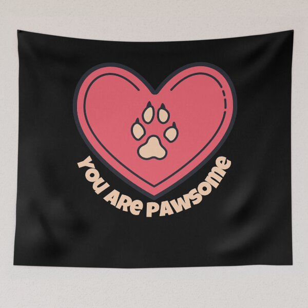 Item preview, You are Pawsome Adorable Cat or Dog lover person gift designed and sold by TrendingTees4u.