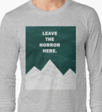 Leave The Horror Here - Foals Tshirt Long Sleeve T-Shirt