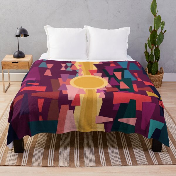 Item preview, Abstract composition - purple sunset designed and sold by korasi.
