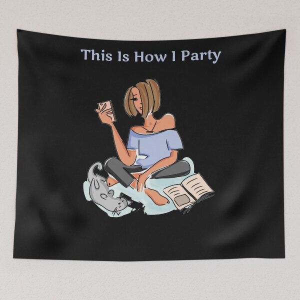 Item preview, Geek Girl Nerd Girl. This is how I party. designed and sold by MonatheExplorer.