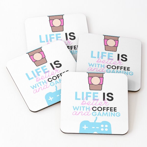 Item preview, Life Is Better With Coffee And Gaming designed and sold by ImperialBaron.