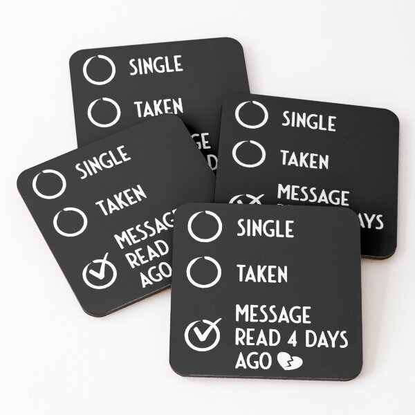 Item preview, Single Taken Left On Read Checkboxes designed and sold by everyspender.