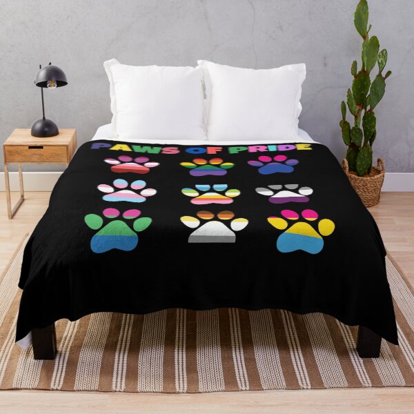 Item preview, Paws of Pride cute rainbow pride cat and dog paws gift designed and sold by TrendingTees4u.