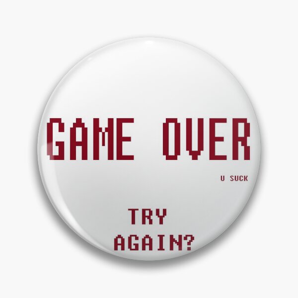Item preview, GAME OVER designed and sold by NakotaRobina.