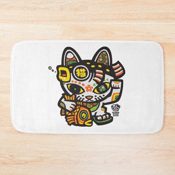 Item preview, Lucky Fugu Neko designed and sold by Sumofish.