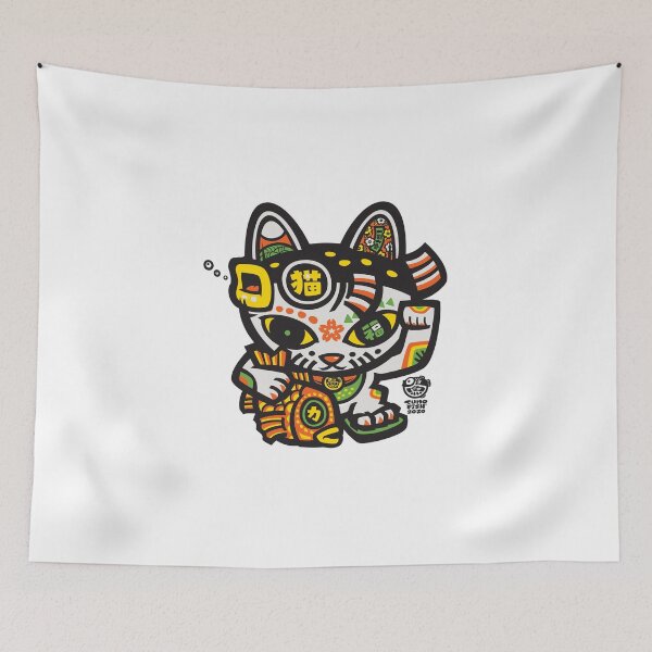 Item preview, Lucky Fugu Neko designed and sold by Sumofish.