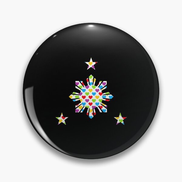 Item preview, Philippines Sun and Stars Hearts Filipino Flag designed and sold by FilipinoMerch.