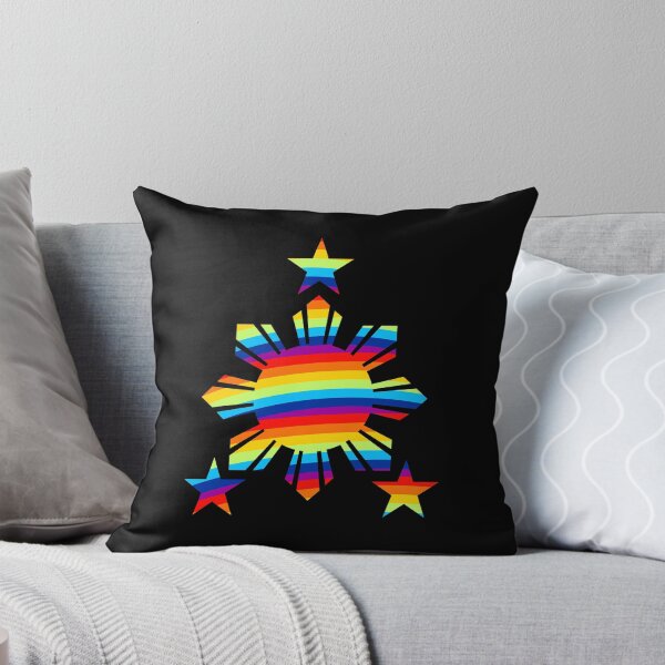 Item preview, Philippines Flag Rainbow 3 Star and Sun Filipino Flag designed and sold by FilipinoMerch.