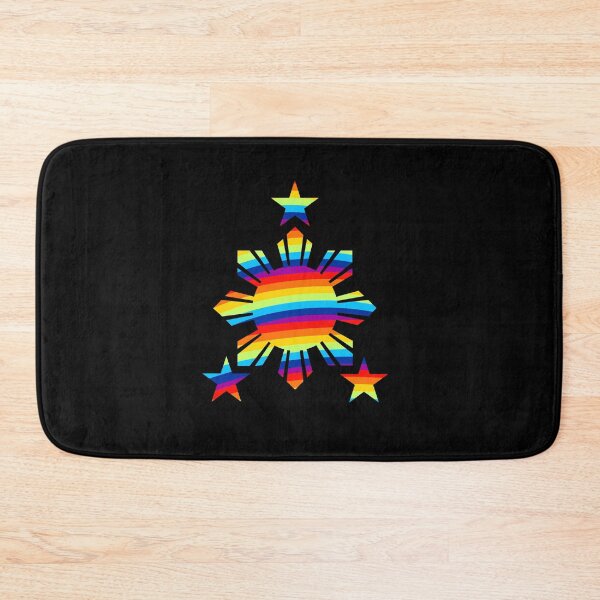 Item preview, Philippines Flag Rainbow 3 Star and Sun Filipino Flag designed and sold by FilipinoMerch.