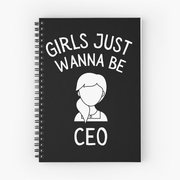 Item preview, Girls Just Wanna Be CEO - Typography Design designed and sold by Valuential.