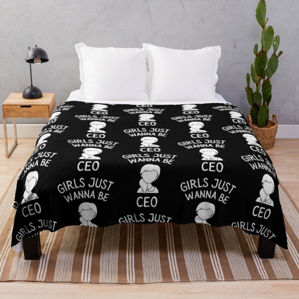 Item preview, Girls Just Wanna Be CEO - Typography Design designed and sold by Valuential.
